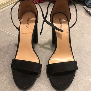 Medina 4’ black heels
